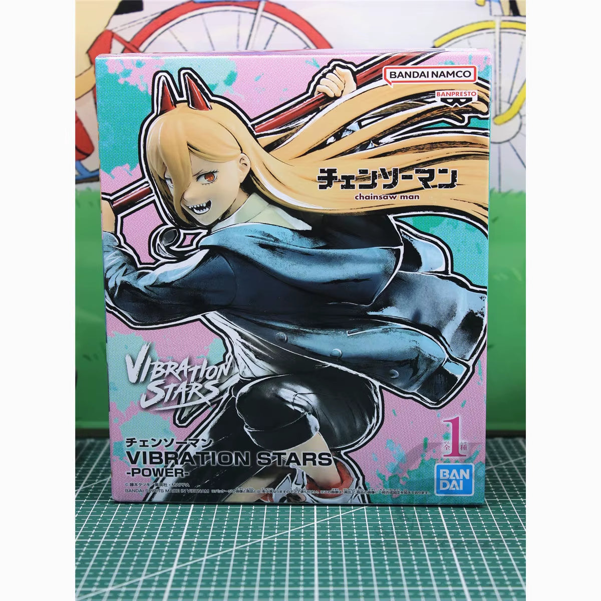 Boneco de Ação Original Chainsaw Man Power - Action Figure Colecionável, Estátua Modelo, ideal para Presente