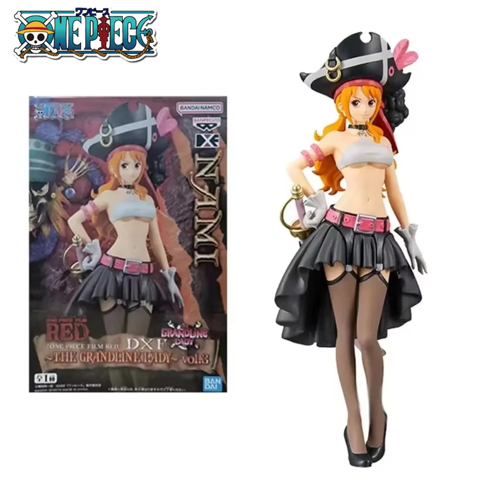 Action Figure One Piece – Nami Black Clothes Film Red Edition (19.5cm)