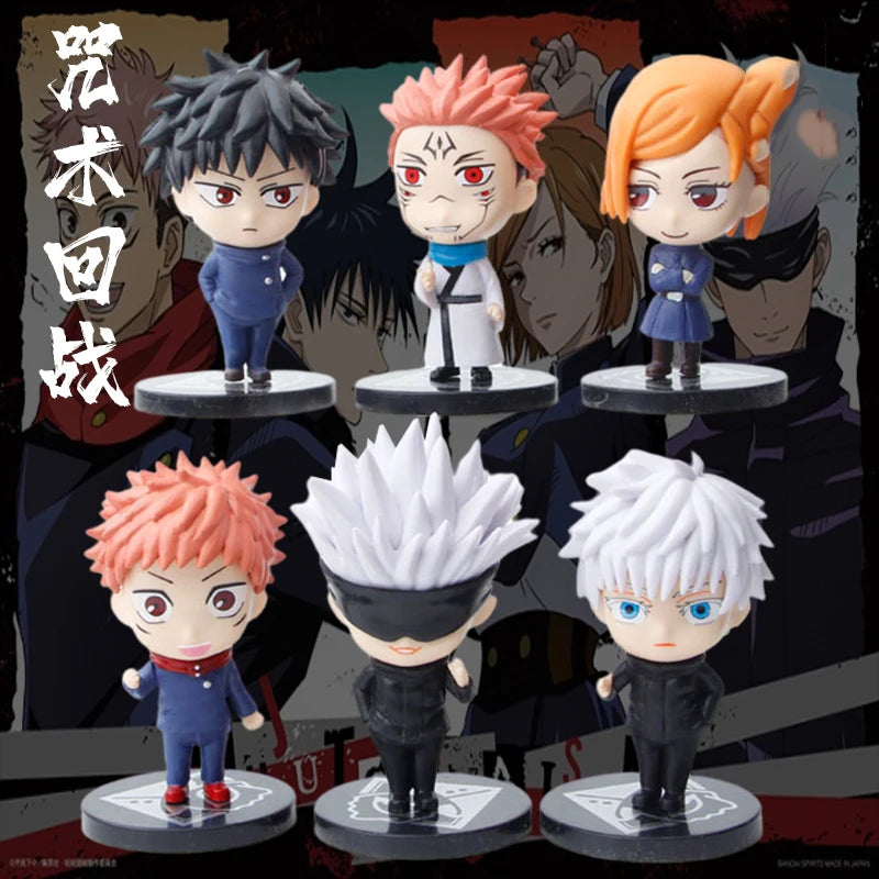 Lote Action Figure Jujutsu Kaisen – Kit Premium Completo (6 Peças)