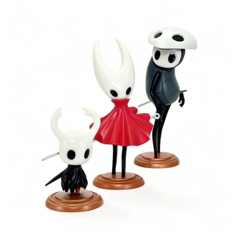 Kit Action Figure Hollow Knight – Conjunto com 3 Estátuas GK Premium