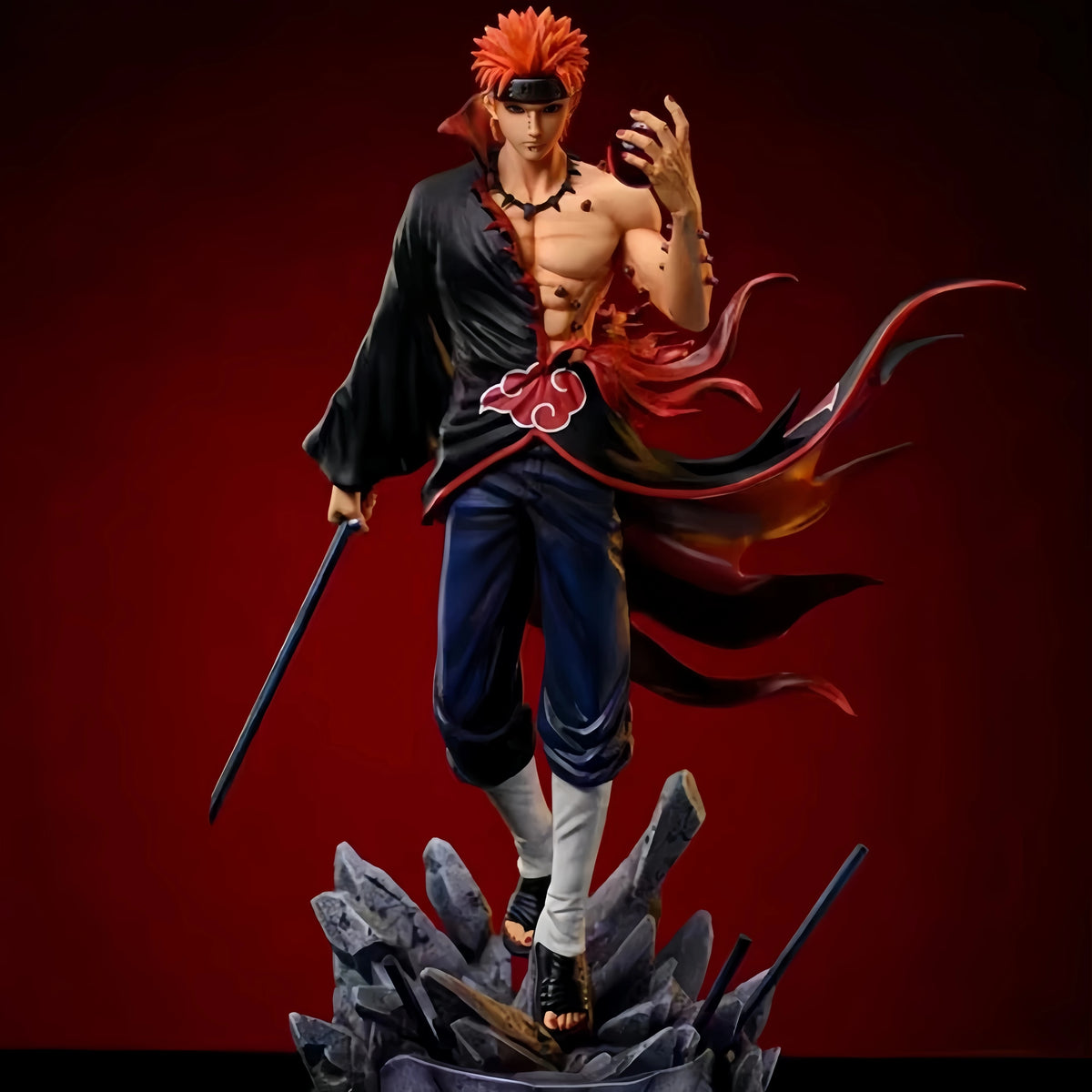 Action Figure Pain (Nagato) – Naruto Shippuden Colecionável Premium (23cm)