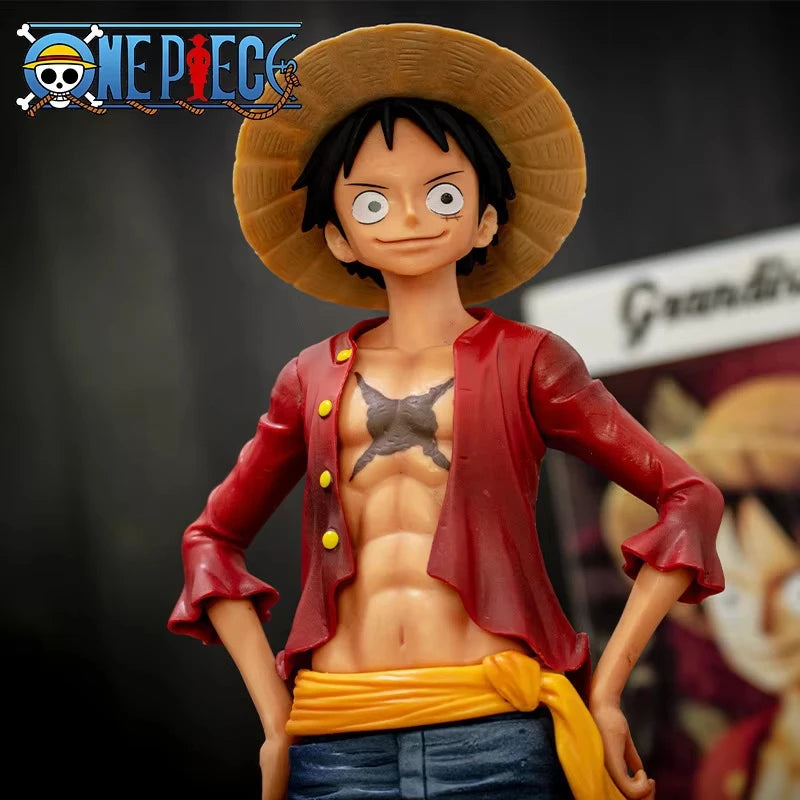 Action Figure One Piece – Luffy Confident Smiley Face Changing (28cm)