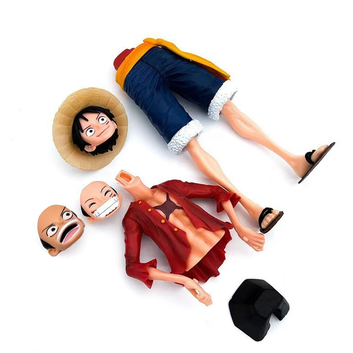 Action Figure One Piece – Luffy Confident Smiley Face Changing (28cm)
