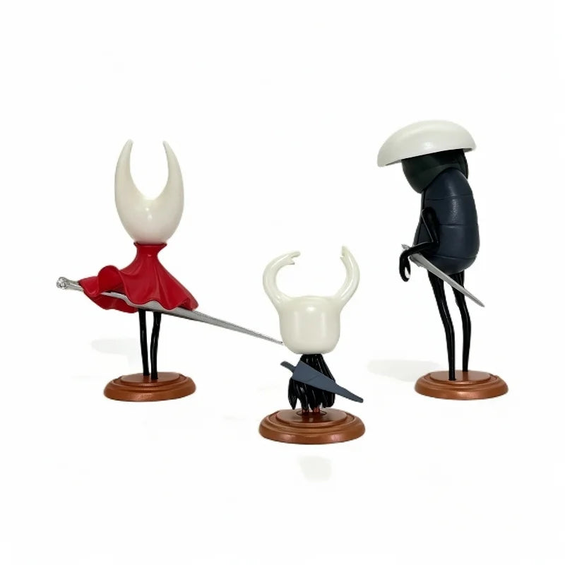 Kit Action Figure Hollow Knight – Conjunto com 3 Estátuas GK Premium