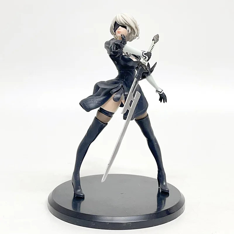 Action Figure YoRHa 2B – NieR:Automata Colecionável Premium (18cm)