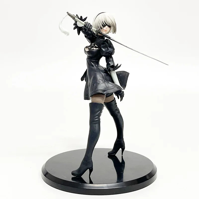 Action Figure YoRHa 2B – NieR:Automata Colecionável Premium (18cm)