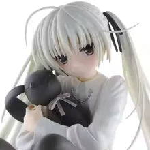 Mini Estátua Anime Lady Kawaii com Coelho Colecionável (10cm)