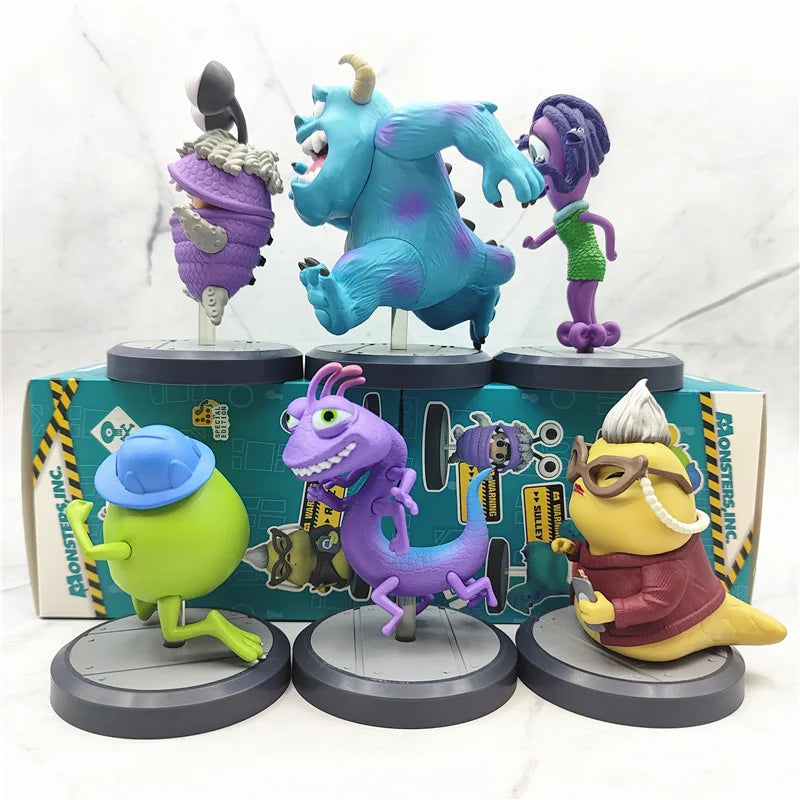 Kit Action Figure Universidade Monstros – Conjunto com 6 Miniaturas (7-10cm)
