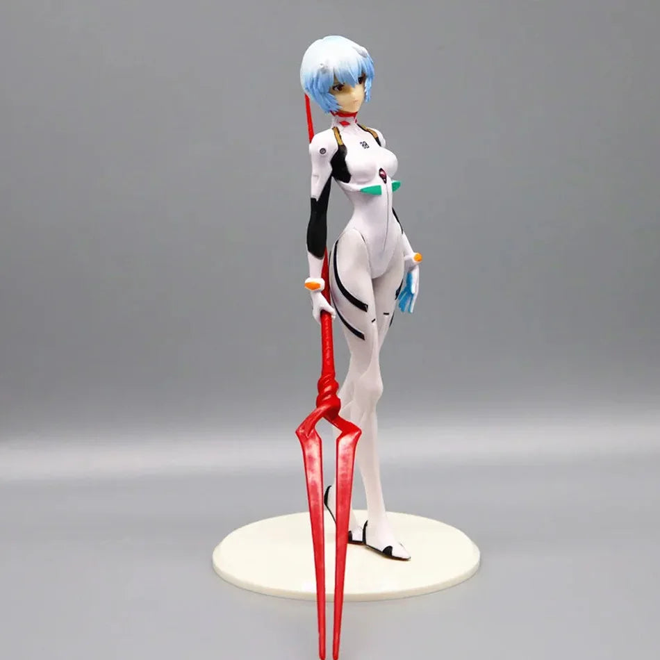 Action Figure Rei Ayanami com Lança de Longinus – Neon Genesis Evangelion (23cm)