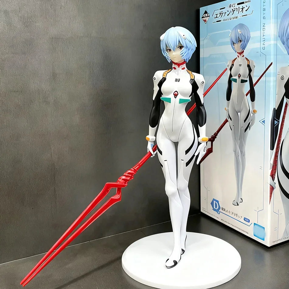 Action Figure Rei Ayanami com Lança de Longinus – Neon Genesis Evangelion (23cm)