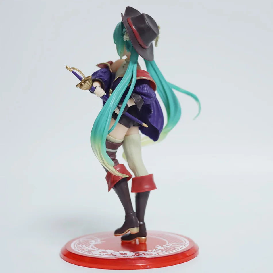 Action Figure Hatsune Miku Desktop Cute – Edição Tale Wonderland (Gato de Botas 19cm)