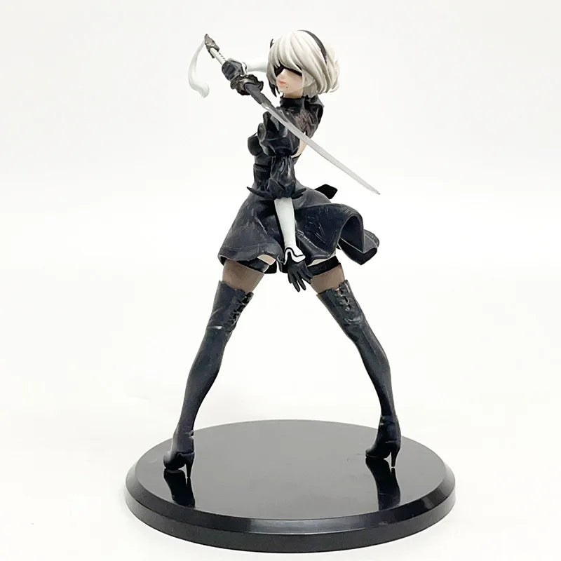 Action Figure YoRHa 2B – NieR:Automata Colecionável Premium (18cm)