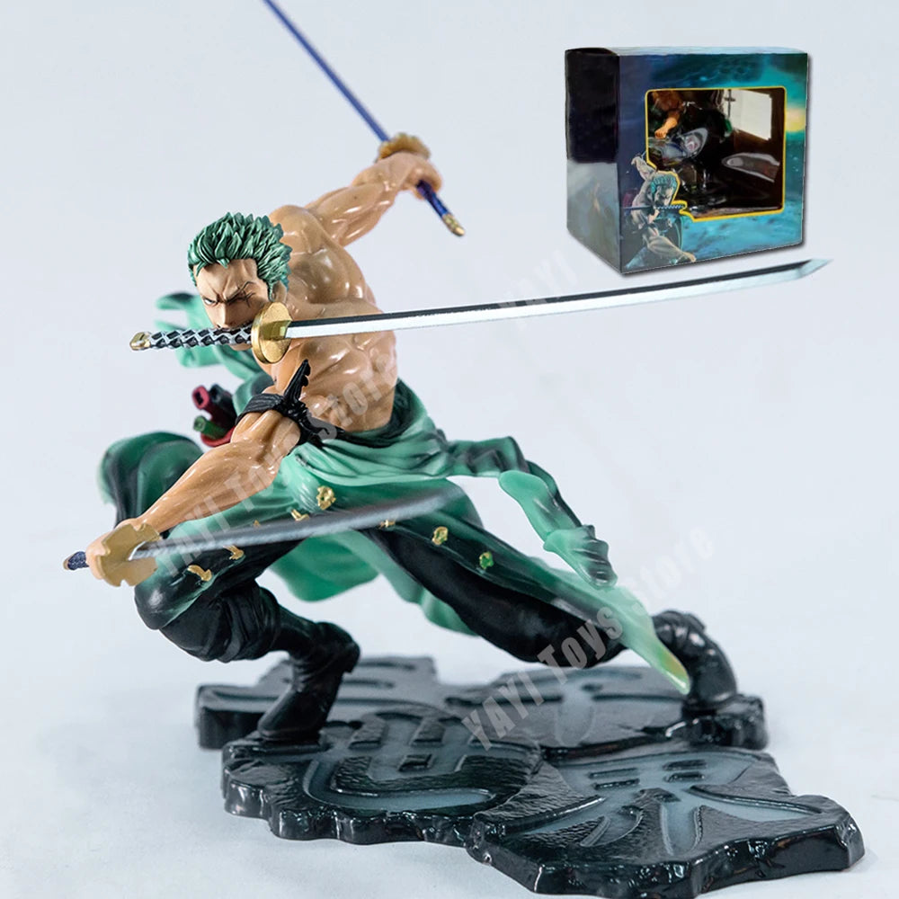 Action Figure One Piece – Mini Estátua Roronoa Zoro Sa-Maximum (10cm)