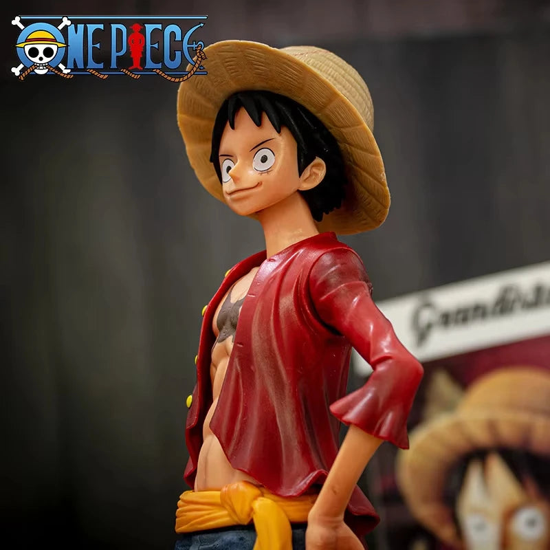 Action Figure One Piece – Luffy Confident Smiley Face Changing (28cm)